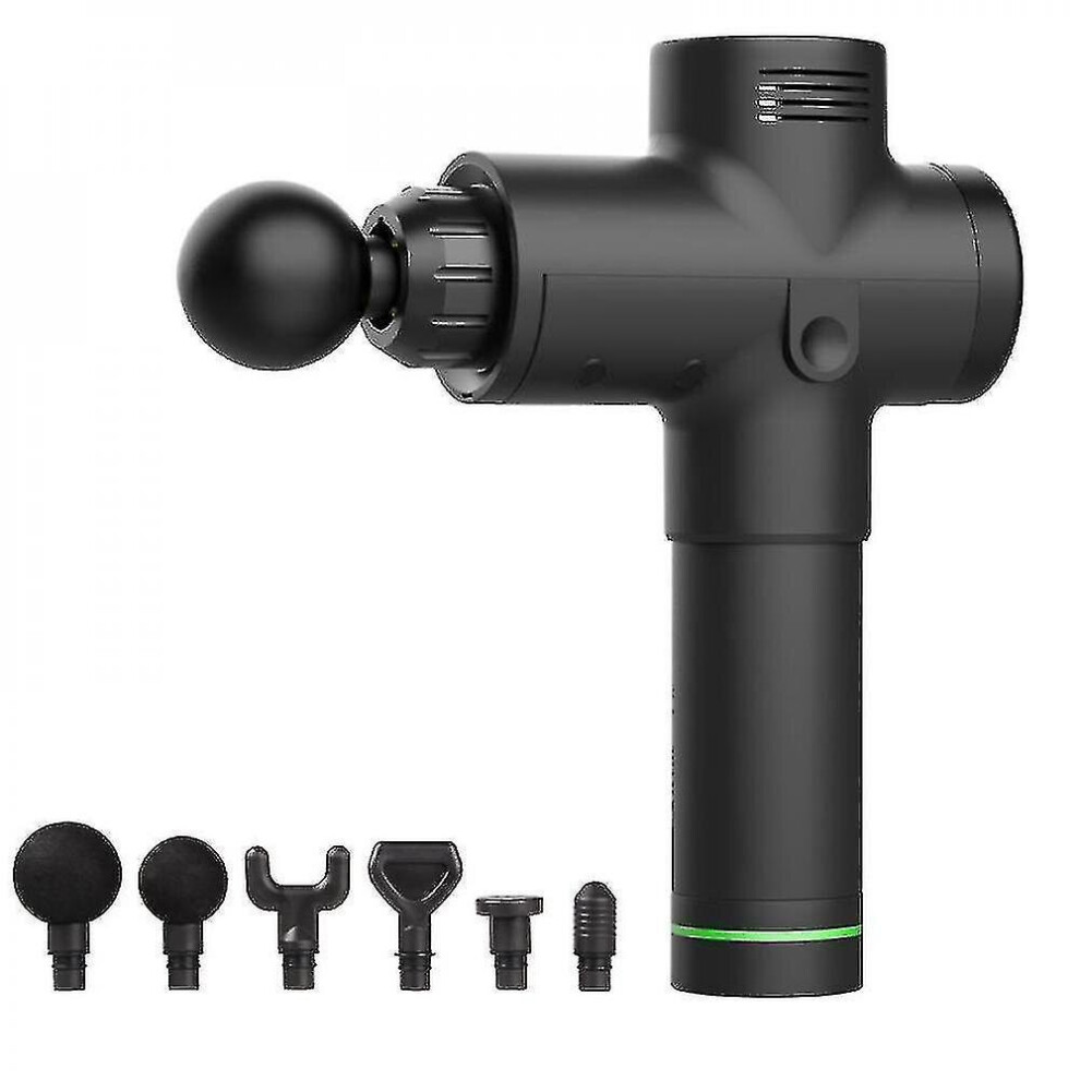 Hkhbjs Black Massager Hand-Held Percussion Massage Gun 12.6V (Us Standard)(Black)