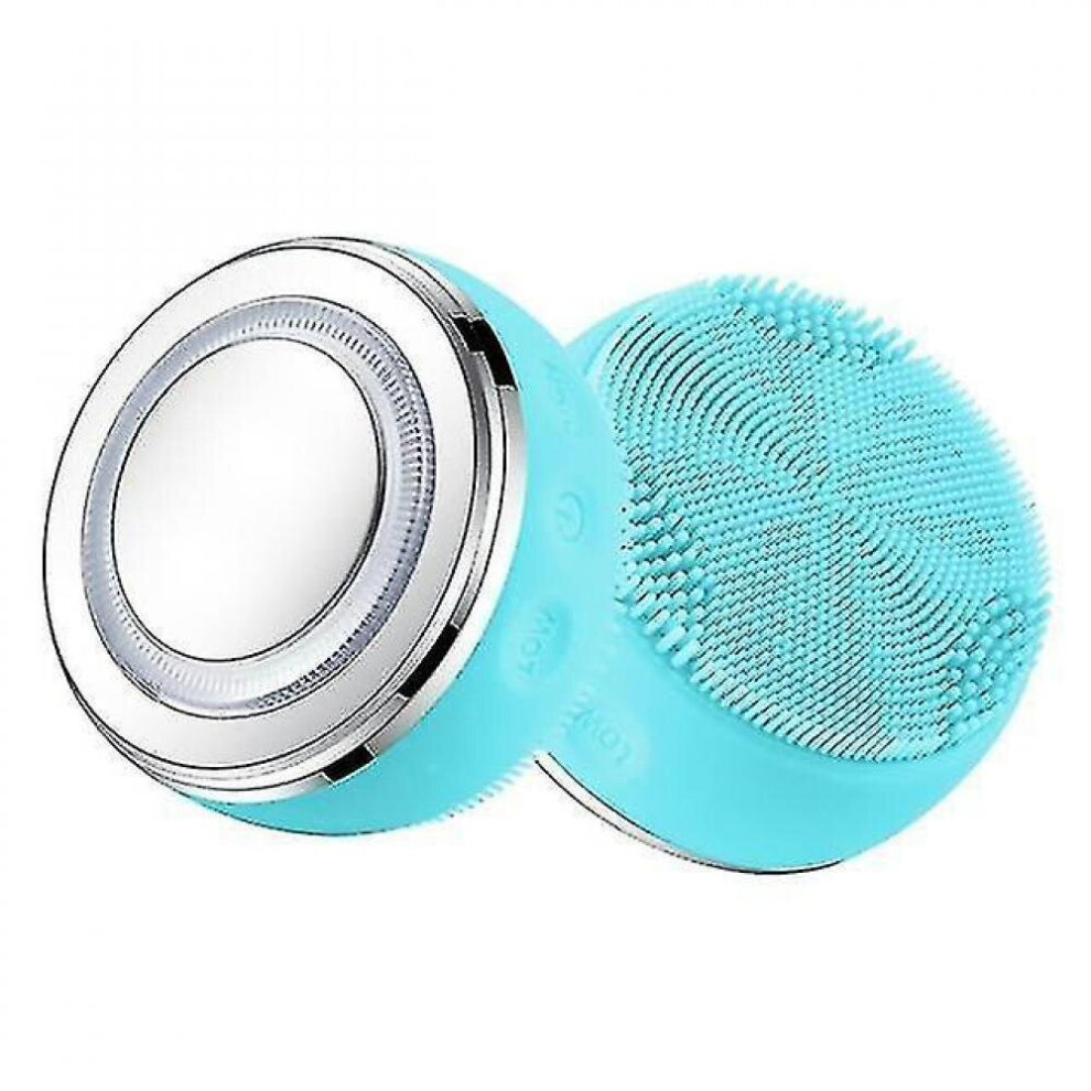 Hkhbjs Electric Facial Cleansing Brush Ultrasonic Cleaning Brush Silicone Face Beauty Machine Devices