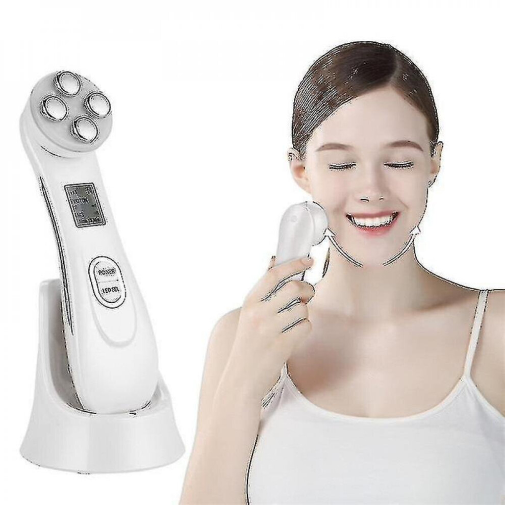 Hkhbjs 6 In 1 Face Lifting Tightening Deep Cleaning Beauty Massager