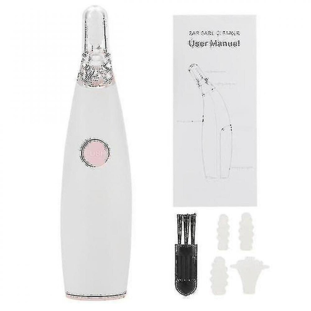 Hkhbjs Electric Cordless Ear Care Safe Vibration Painless Ear Cleaner Remover Spiral Ear Cleaning Device