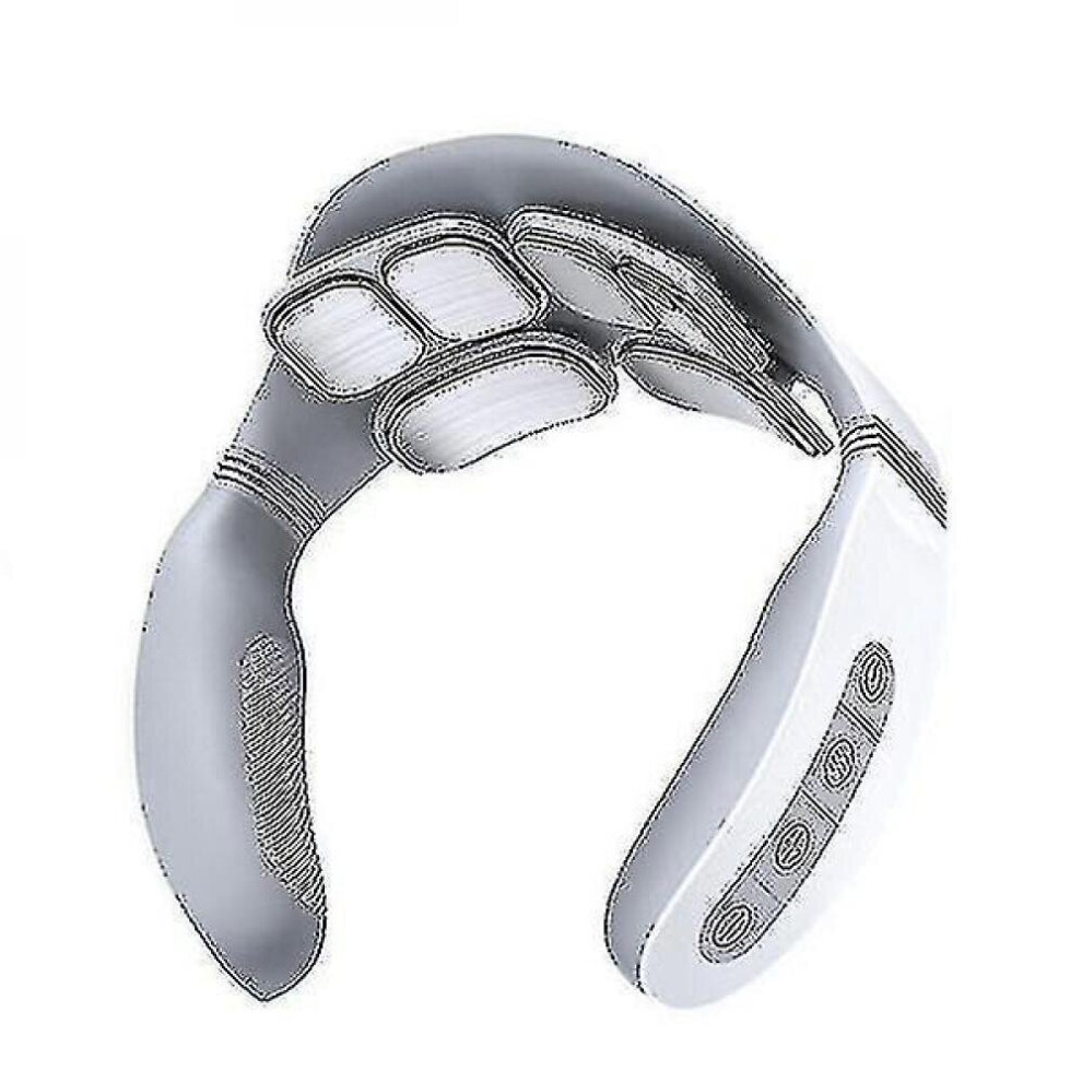 Hkhbjs White For 6D Smart Neck And Shoulder Massager(White)