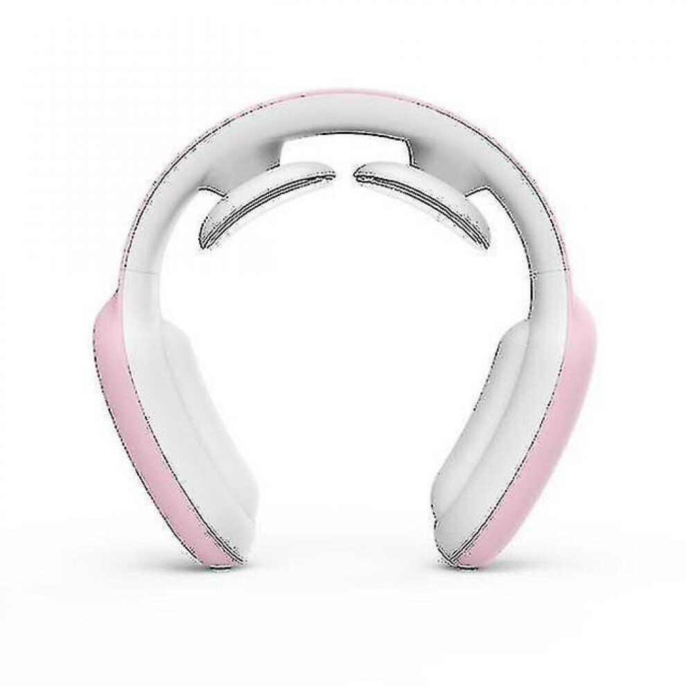 Hkhbjs Pink Smart Electric Neck And Shoulder Massager Pain Relief Tool Health Care