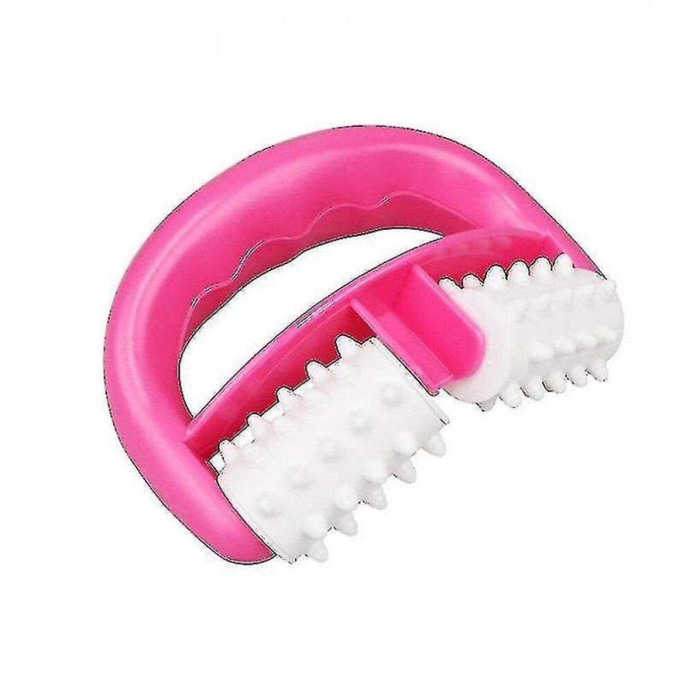 Hkhbjs Blue/Pink D Type Fat Control Roller, Massager, Cellulite Leg, Abdomen, Neck,(Pink)