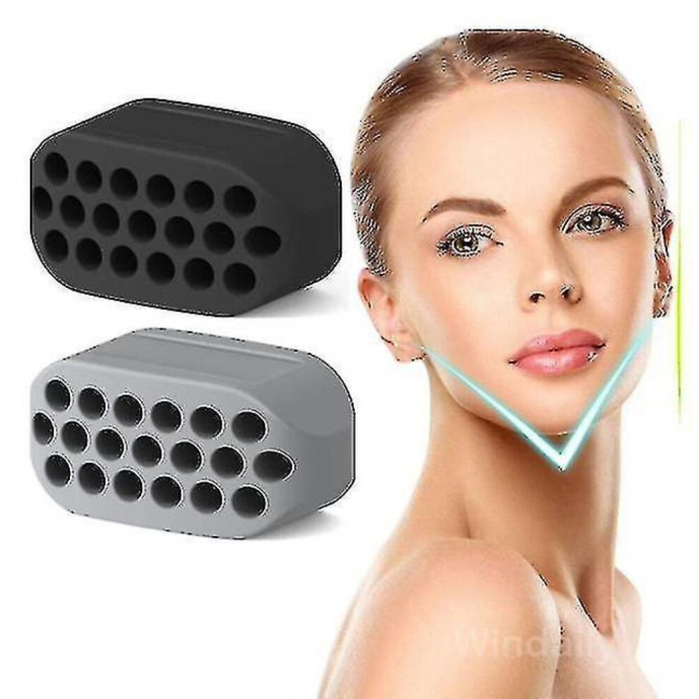 Hkhbjs 2Pcs Jaw Exerciser Jaw Line Toner Double Chin Reducer Eliminator Chisell Jawline Exercise