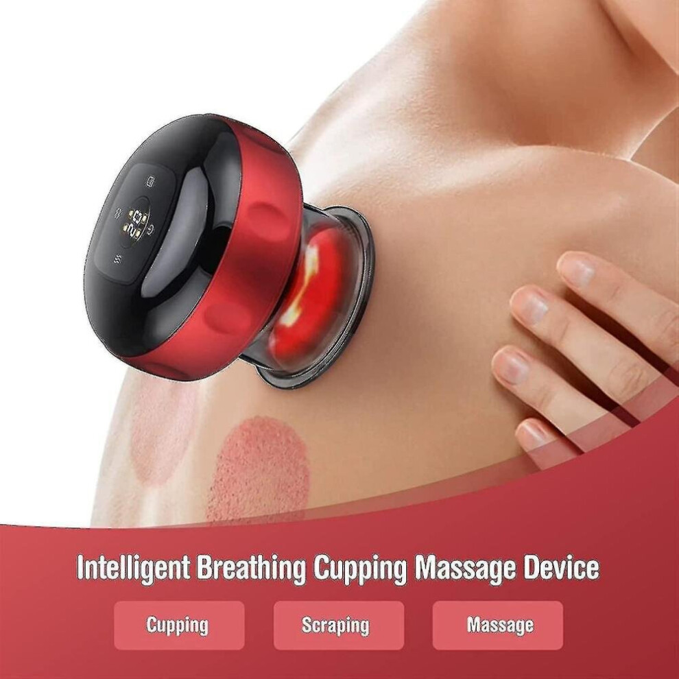 Hkhbjs Smart Cupping Therapy Massager With Red Light Therapy Electric Cupping