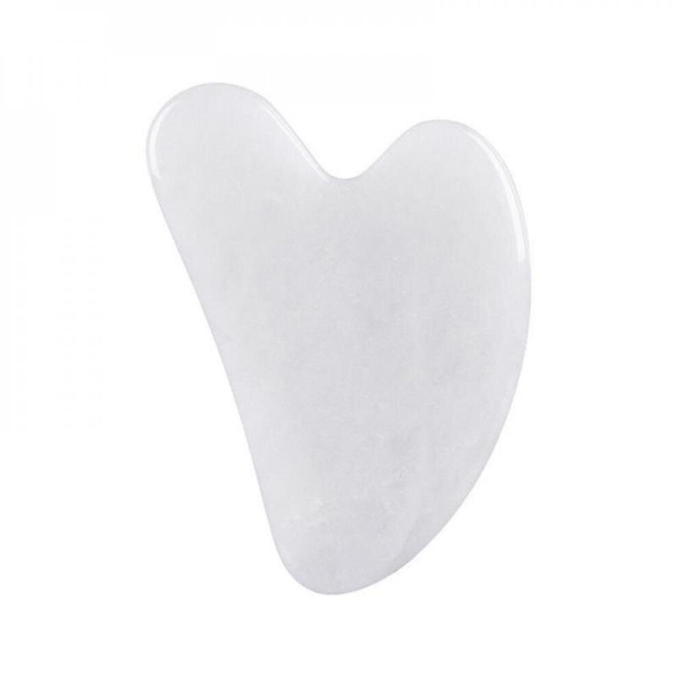 Hkhbjs Facial Massager Natural Rose Quartz Facial Scraping Stone Beauty Tool