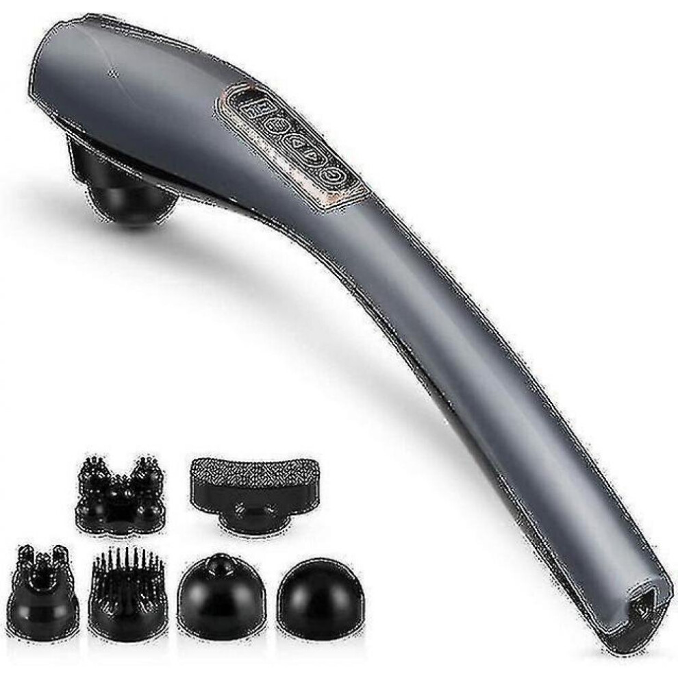 Hkhbjs 6 In 1 Electric Neck Massager Hammer Massage Back Relax Multifunctional Cervical Vertebra Roller