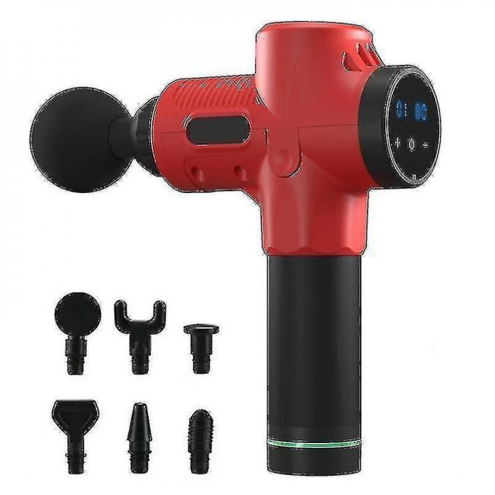Hkhbjs Black Lcd Massage Gun Muscle Stimulator 30 Speeds Body Massager Phoenix A2 Massage Gun