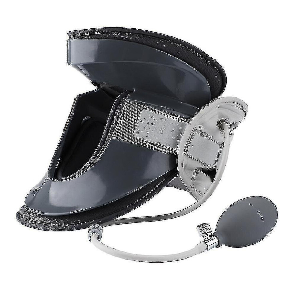 Hkhbjs Inflatable Neck Brace Holder Cervical Vertebra Support Frame Neck Correction Rehabilitation