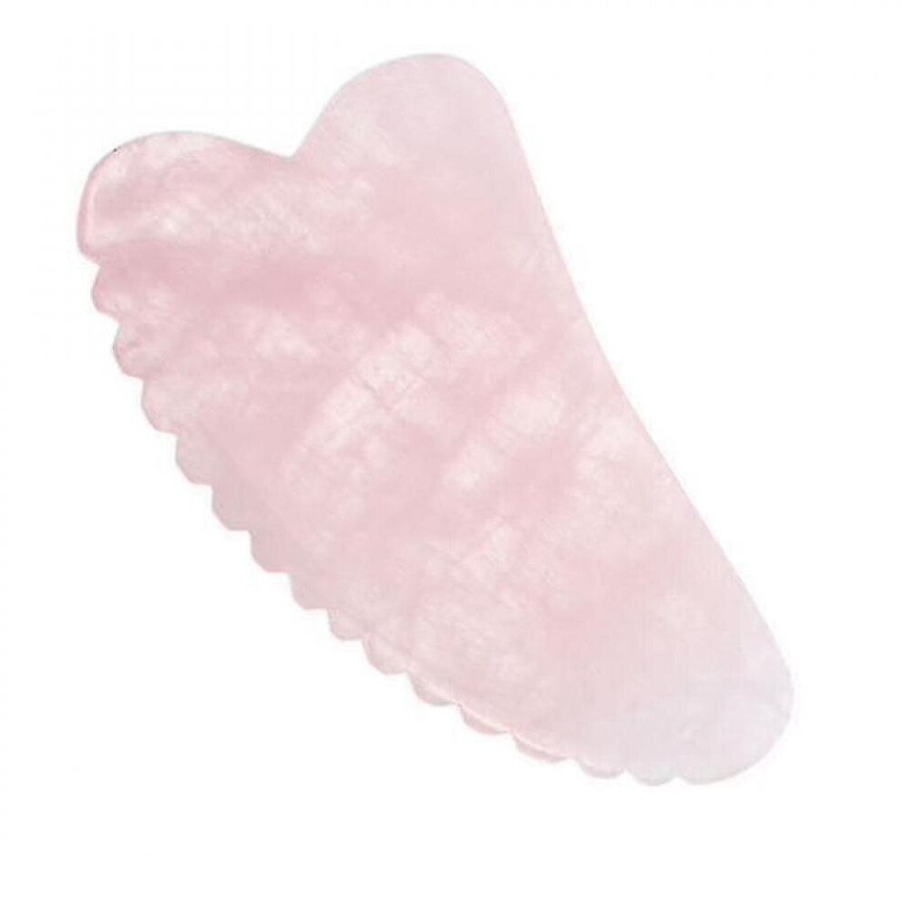 Hkhbjs Facial Rose Crystal Guasha Board Meridian Therapy Scraping Tool