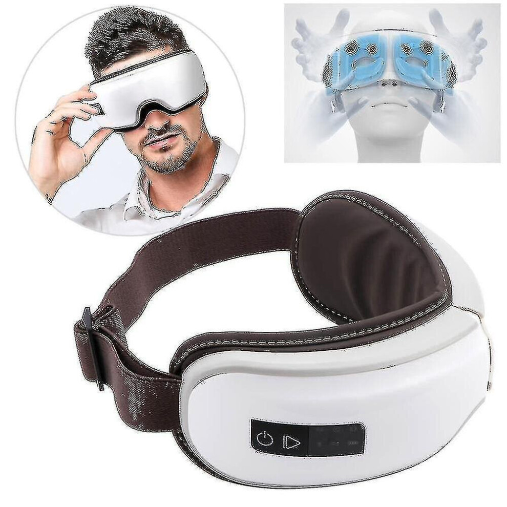 Hkhbjs White Electric Vibration Eye Massager Massage Tool Eyes Care Massager|Home Use Beauty Devices(White)