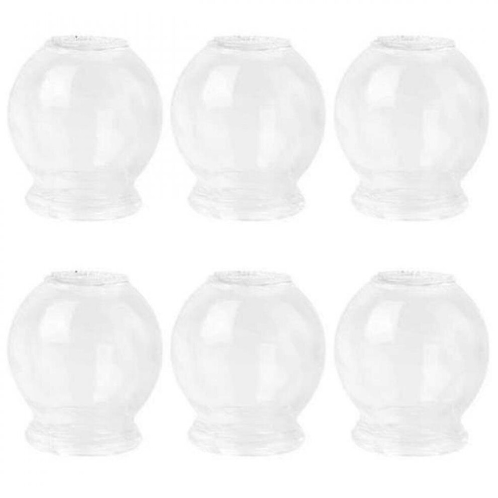 Hkhbjs 6Pcs Chinese Cuppings Glass Cupping Therapy Set Cupping Therapy Device
