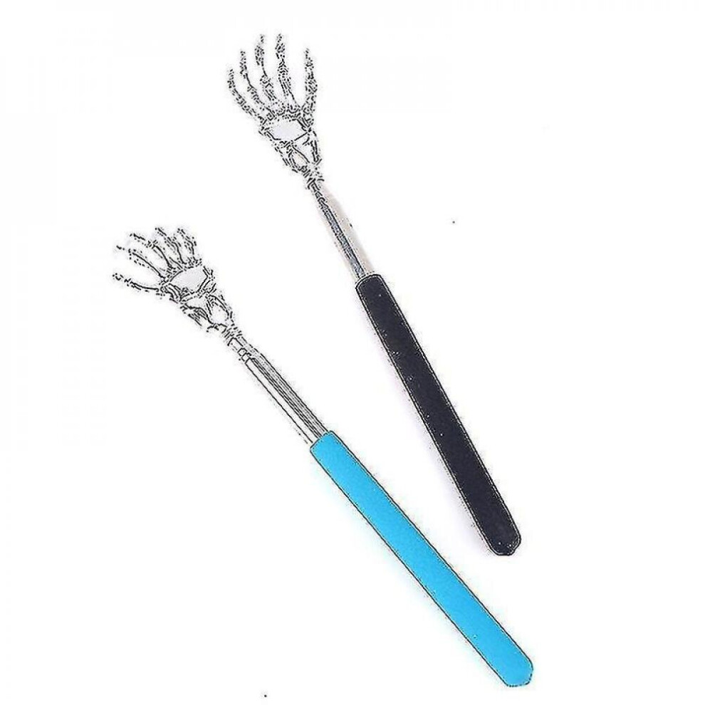 Hkhbjs Blue (Blue)Back Scratcher Telescopic Scratching Backscratcher Massager Kit