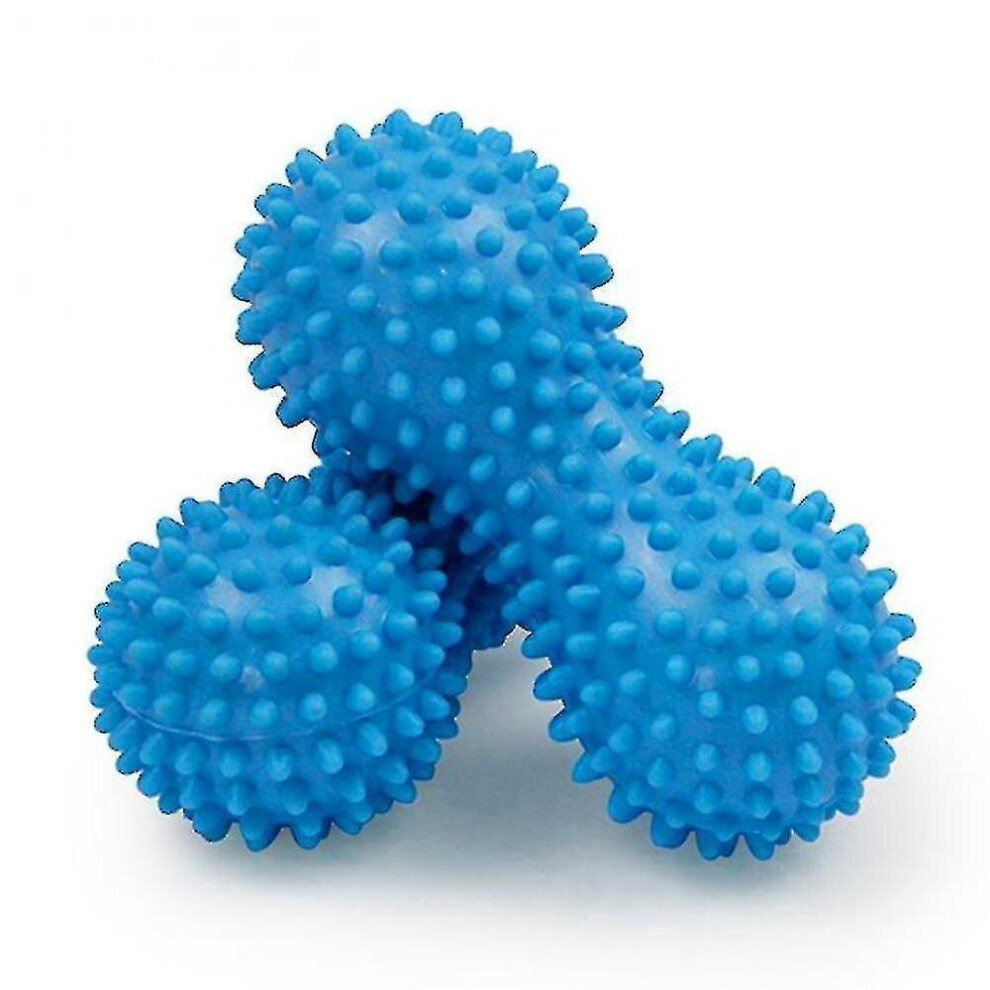 Hkhbjs Blue Peanut Massage Ball Fitness Sport Yoga Ball - Relieve Body Stress(Blue)