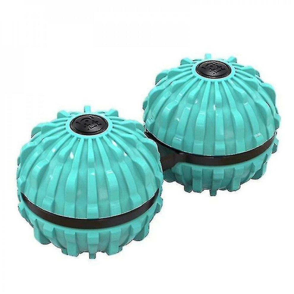 Hkhbjs Cyan Abs Siamese Massage Ball- Relieve Fatigue Acupuncture Point Massager(Cyan)