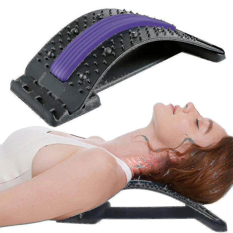 Hkhbjs Magnetic Therapy Back Massager Stretcher Neck Stretch Tools Massage Cervical Pillow Lumbar Spine