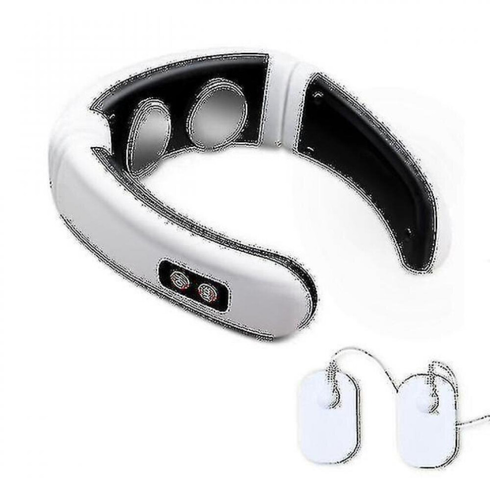 Hkhbjs Electric Neck Massager Amp;Amp; Pulse Back 6 Modes Power Control Far Infrared Heating Pain Relief