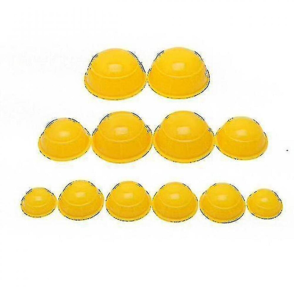 Hkhbjs 12Pcs Strong Suction Vacuum Silicone Cupping Body Massage Anti Cellulite Pain Relief Relaxation