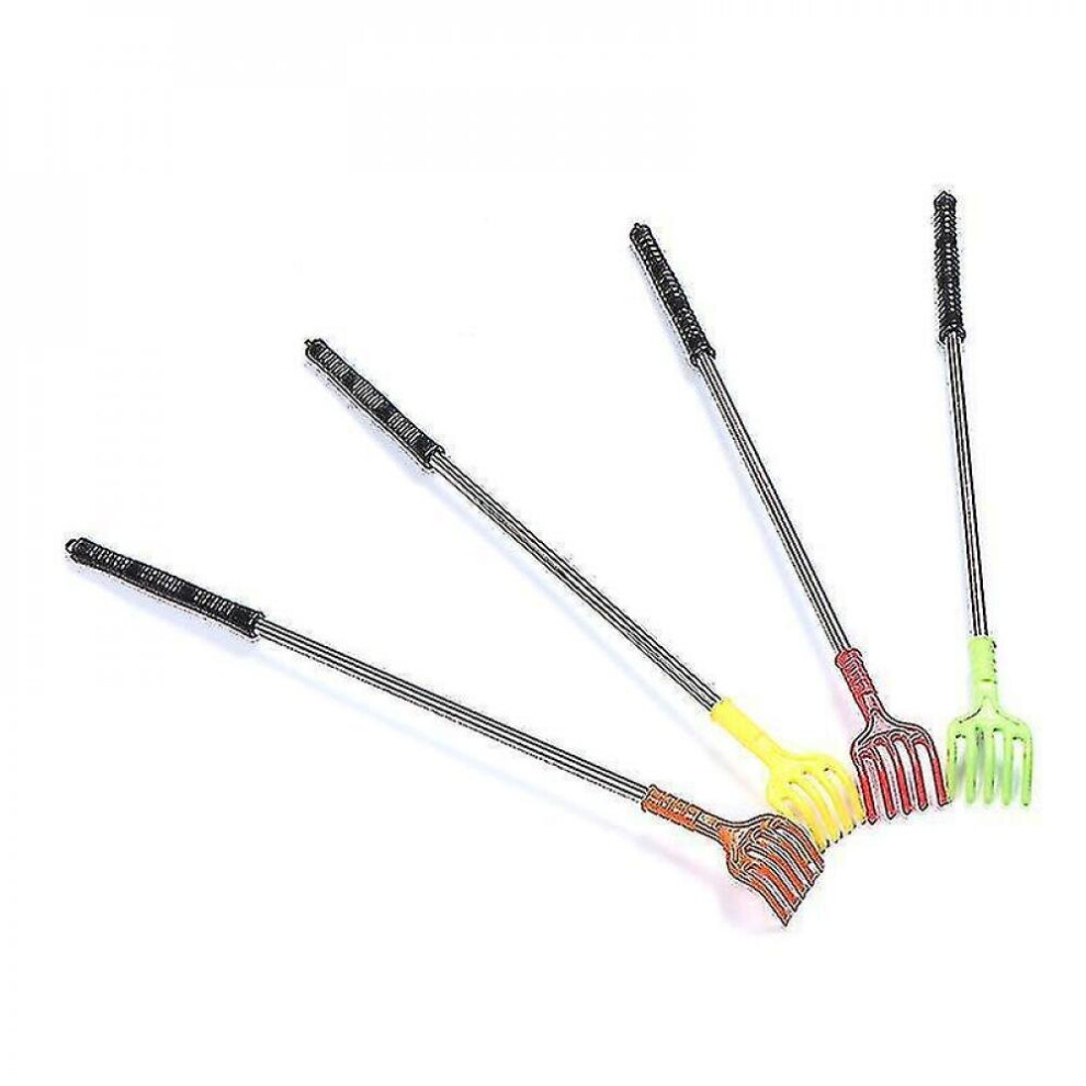 Hkhbjs Red (Red)Stainless Steel Claw Back Scraper Telescopic Retractable Back Scratcher
