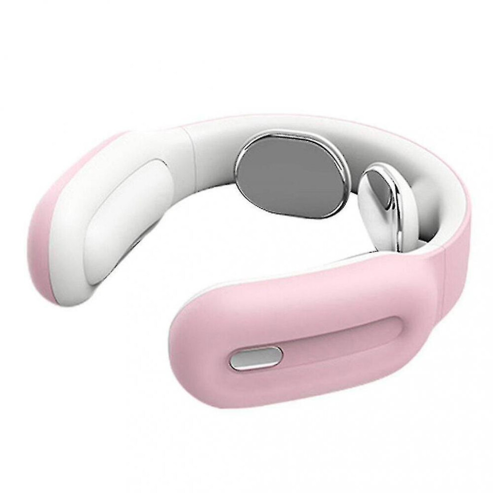 Hkhbjs Pink Handheld Electric, Pulse Neck Massager, Infrared Therapy Machine(Pink)