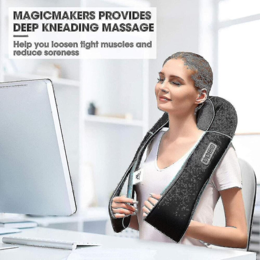 Hkhbjs Kneading Massage Shawl Cervical Spine Massager Neck Waist Leg Multifunctional Cervical Spine