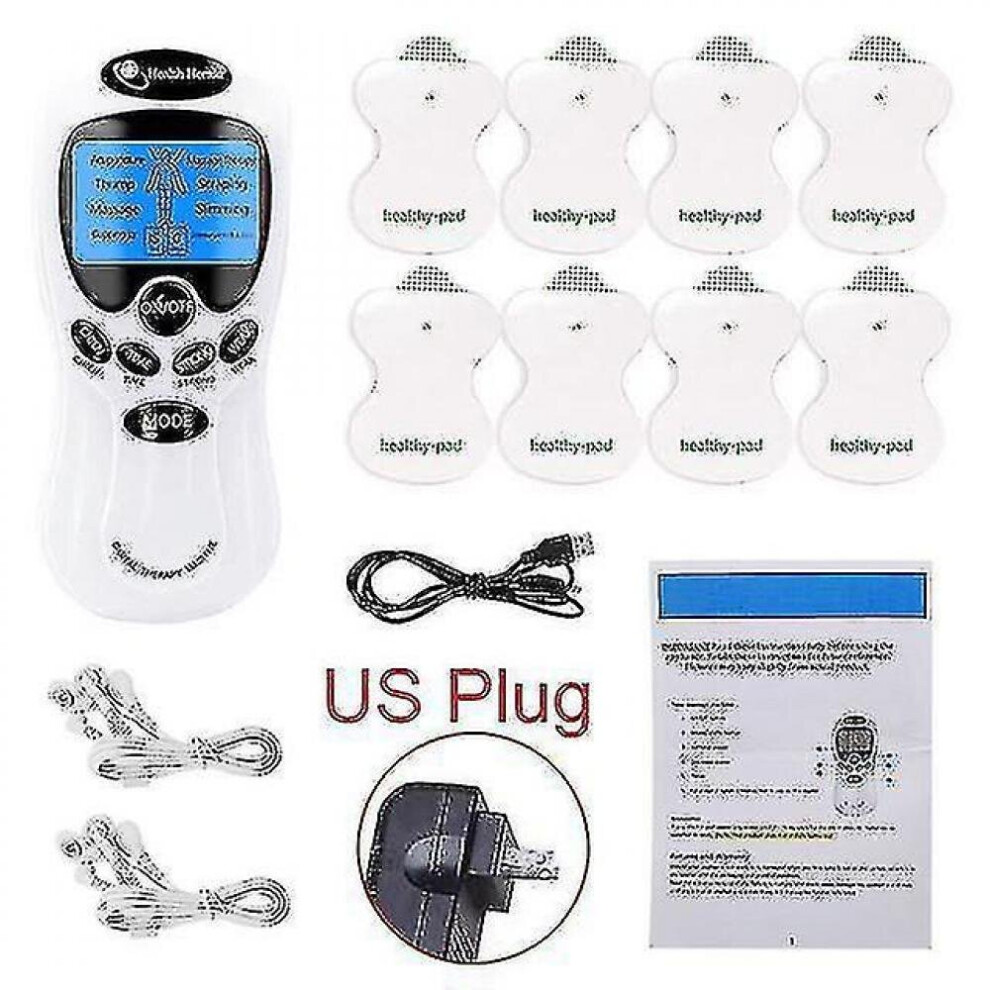 Hkhbjs Electric Body Massage Pulse Tens Acupuncture Digital Therapy Machine Neck Back Massager Muscle