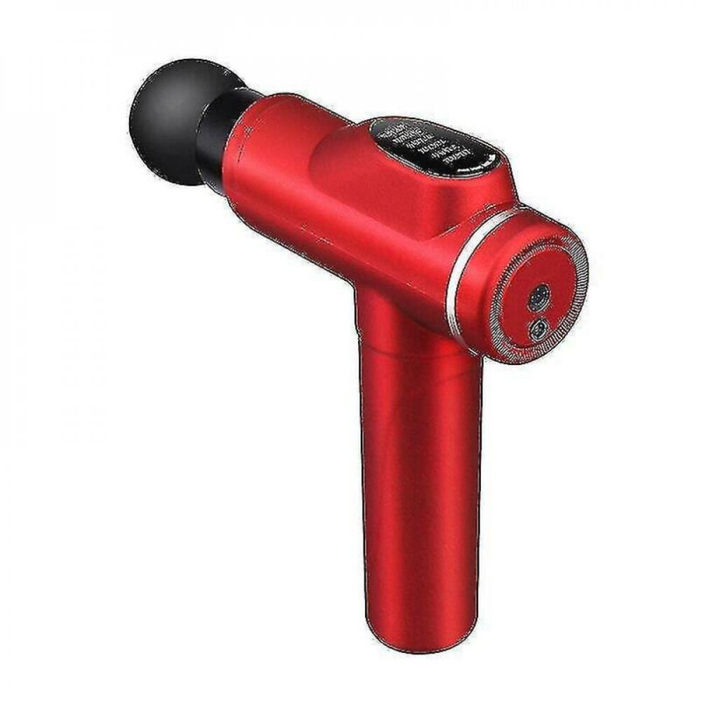 Hkhbjs Green Massage Gun Lcd 8 Heads Muscle Stimulator Electric Body Massager Lcd Display Massage Gun Deep