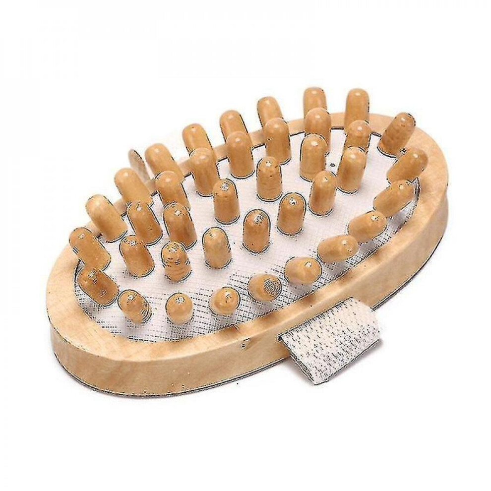 Hkhbjs Wood Massager Comb Body Massage Knock Hammer Stress Release Comb Massager
