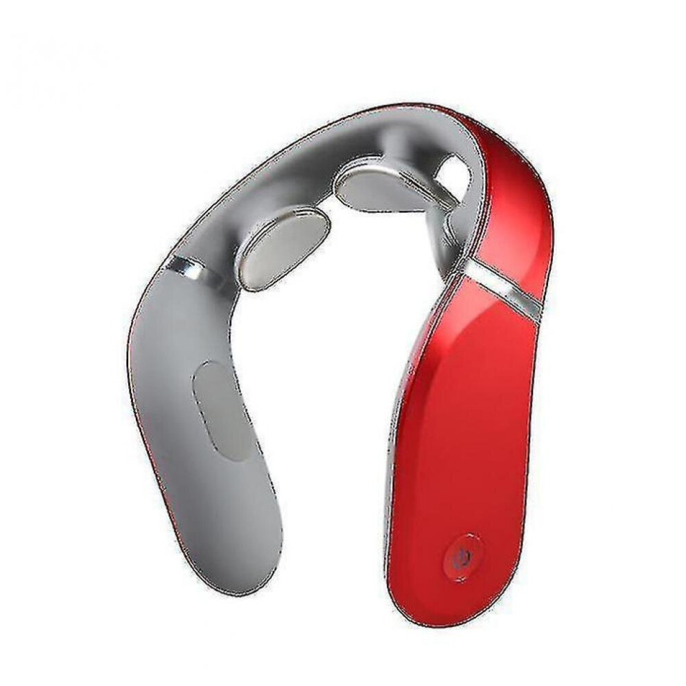 Hkhbjs Red Multifunctional Wireless Spine Neck Massager