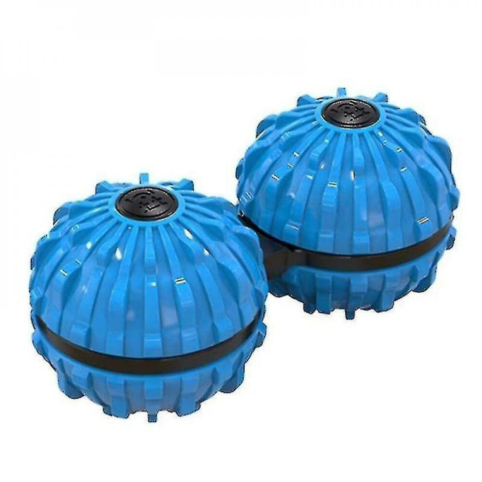 Hkhbjs Blue Abs Siamese Massage Ball- Relieve Fatigue Acupuncture Point Massager(Blue)