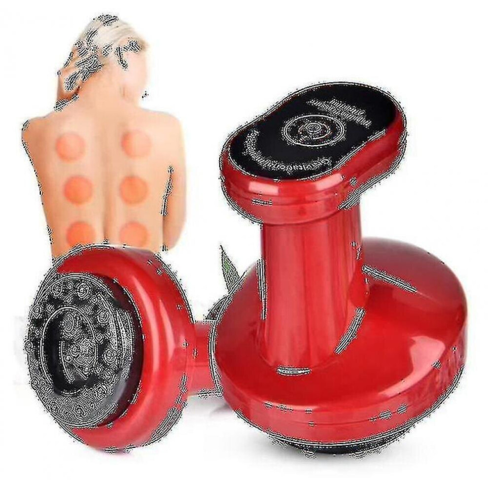 Hkhbjs Red Electric Cupping, Massage, Scraping And Suction Massager