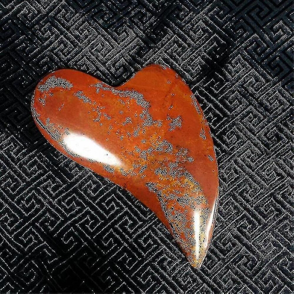Hkhbjs Red Bian Stone Gouache Scraper Natural Stone Guasha Board Facial Eye Body Scraping Massage