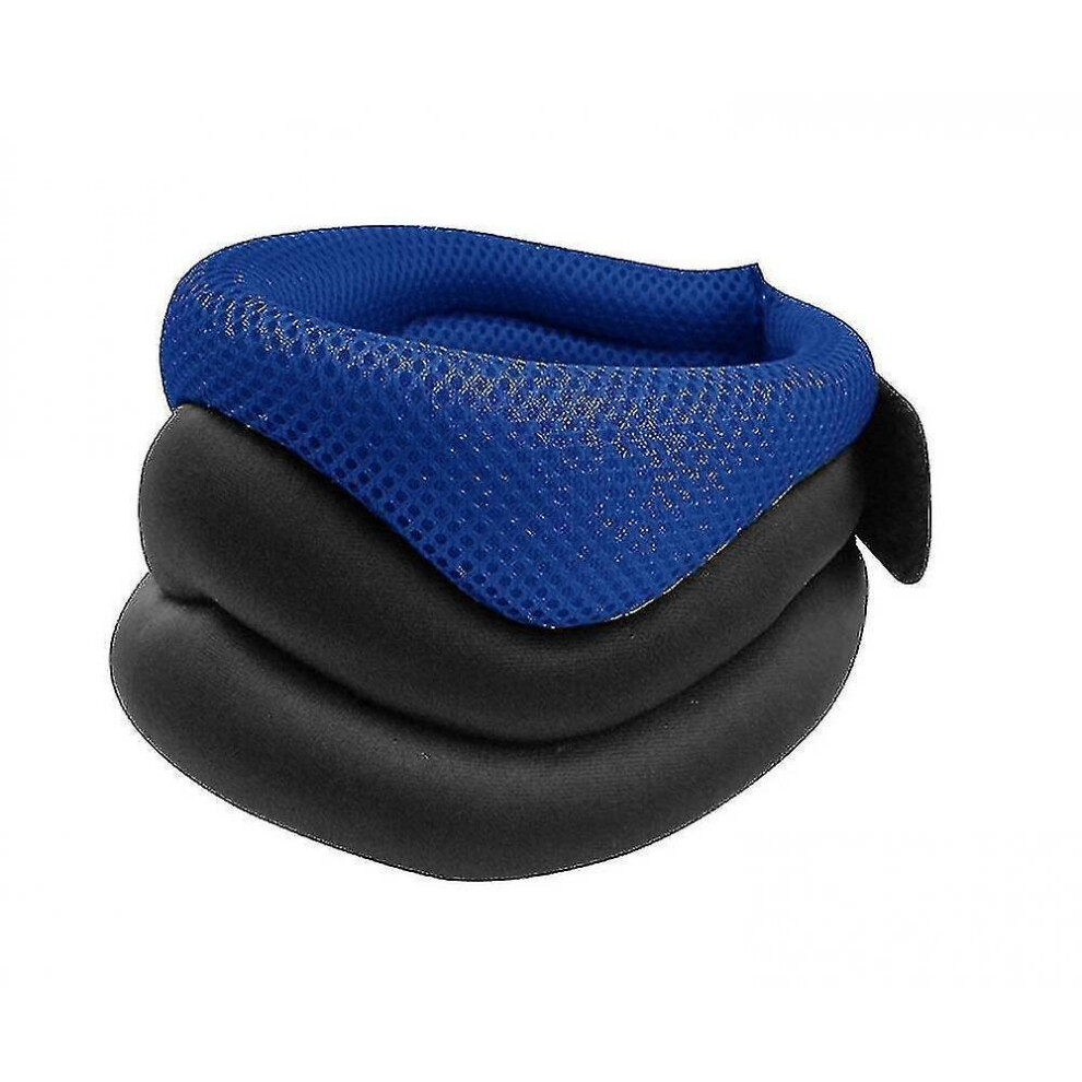 Hkhbjs Blue (Blue)Cervical Vertebra Correction, Decompression, Neck Protection, Breathable And High Elastic