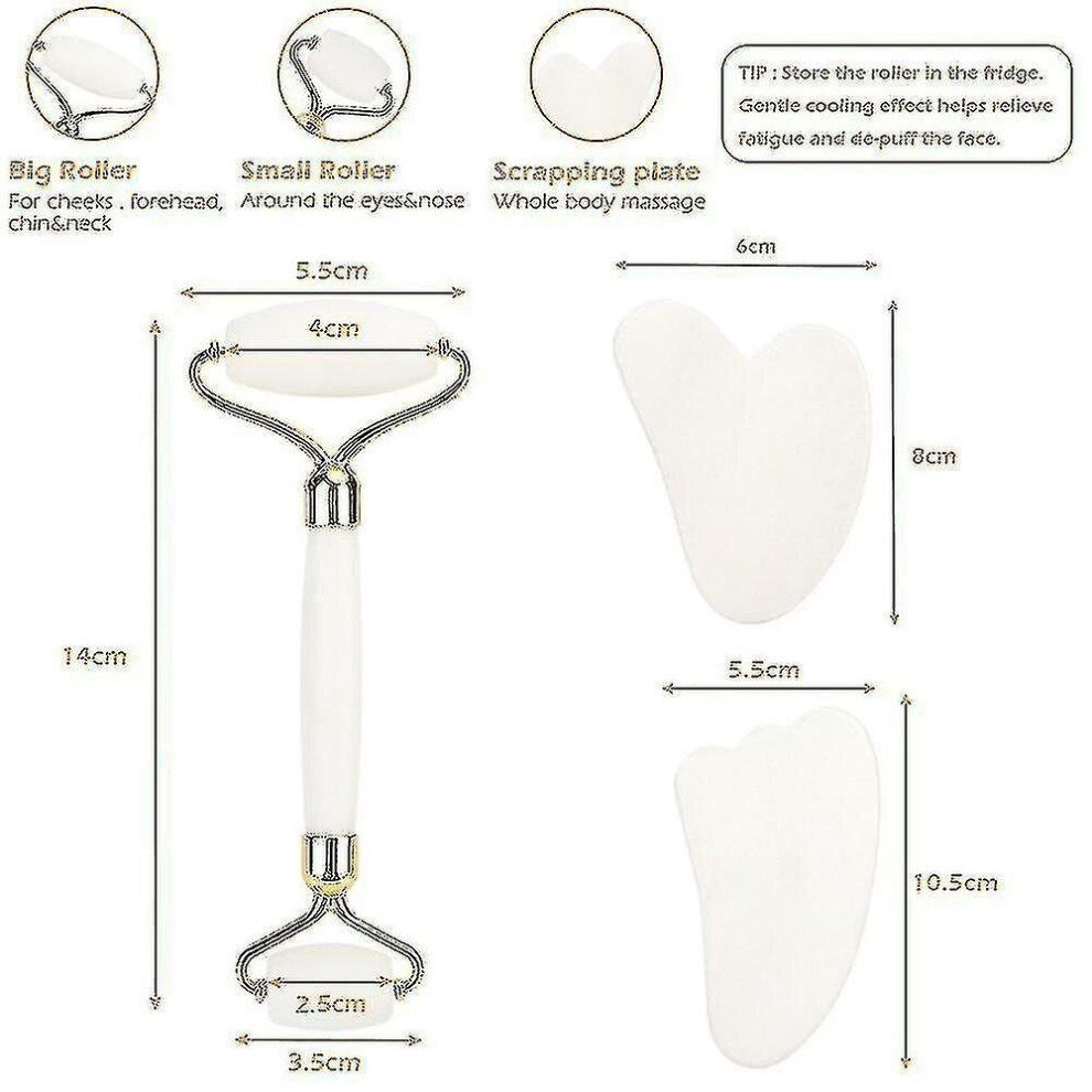 Hkhbjs Facial Massage Roller Guasha Board Face Lift Slimming Beauty Neck Thin Lift|Facial Care Tool