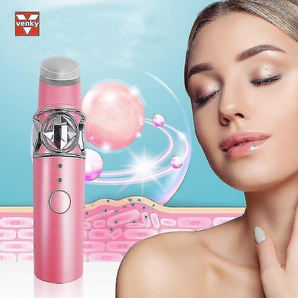 Hkhbjs Pink Ultrasonic Electric Eye Lip Massage Device Eye Beauty Instrument|Home Use Beauty Devices(Pink)