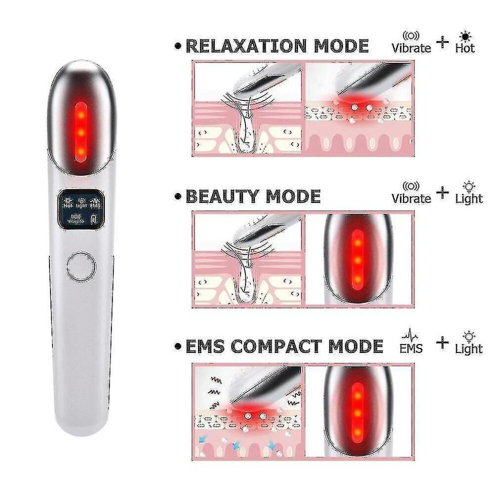 Hkhbjs Red/Light Ems Eyes Massage Therapy Removal Eye Care Vibration Massager|Home Use Beauty Devices
