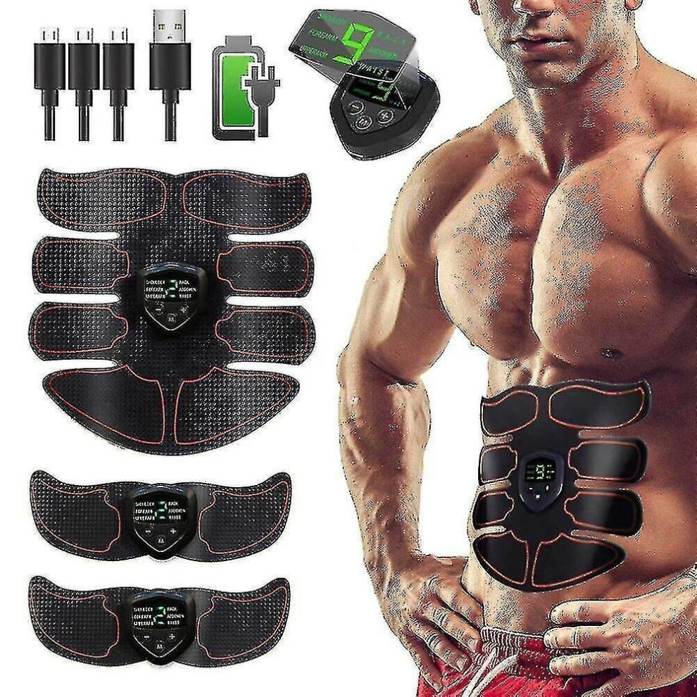 Abs Trainer Fitness Training Gear Ems Abdominal Muscle Stimulator-image-OPC-PB2ZQDK-NEW