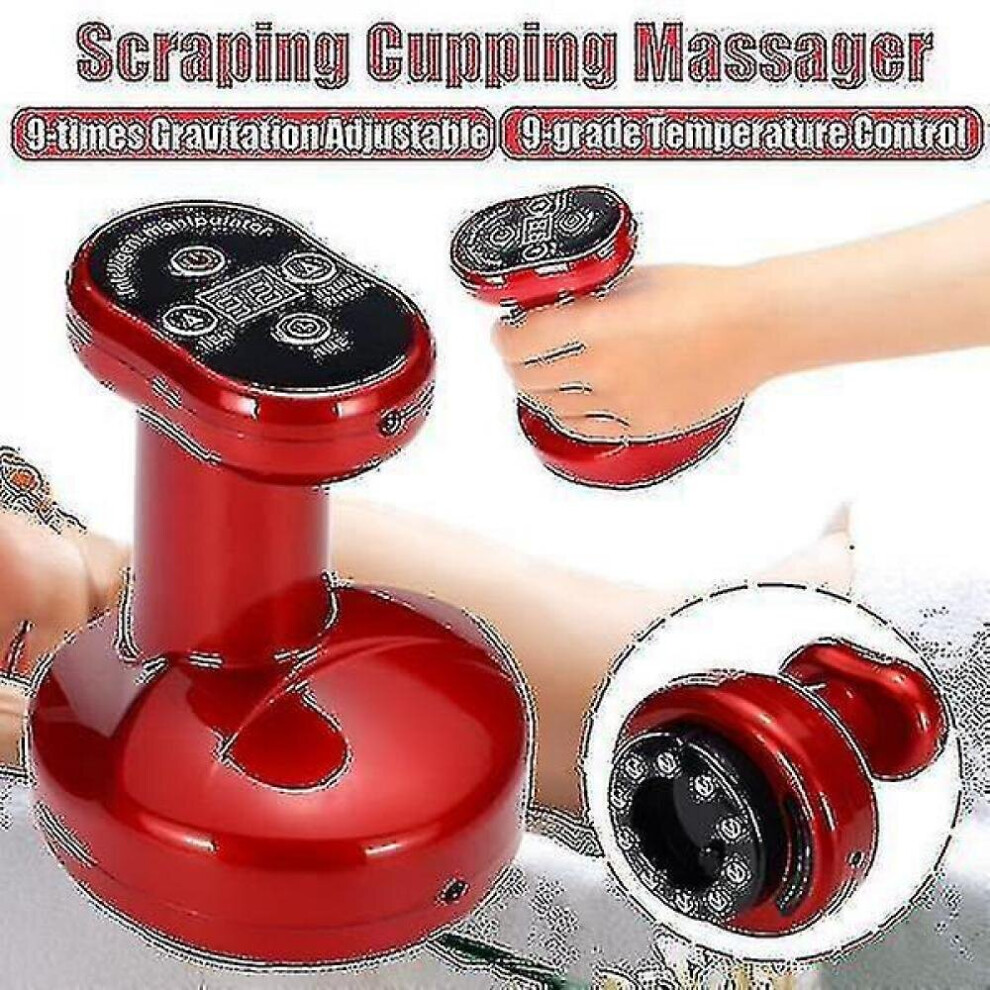 Hkhbjs Lcd Electric Cupping Massage Guasha Suction Scraping Massager