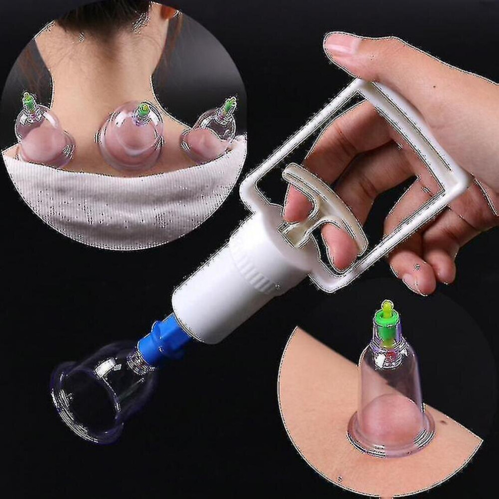 Hkhbjs Vacuum Cupping Body Massager Cups Jar Set Plastic Vacuum Suction Therapy Cupping Cans For Massage