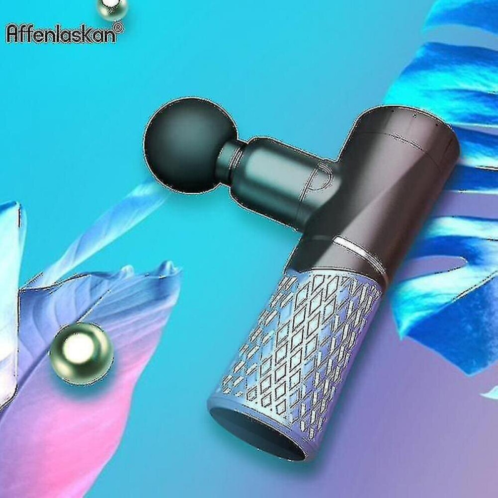 Hkhbjs 32 Gears Lcd-Display Massage Gun Type-C Charge Deep Muscle Massager Gun Vibration Therapy Body