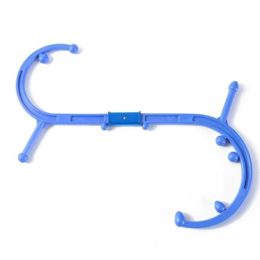 Hkhbjs Blue Trigger Point Back Massager, Full Body Muscle Pain Relief,Massage Cane(Blue)