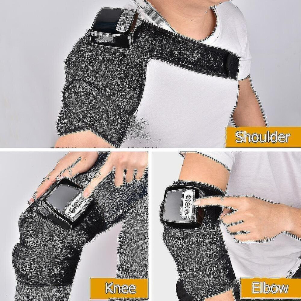 Hkhbjs Au Plug Knee Massager Far Infrared Joint Brace Support Vibrador Back Shoulder Massage Elbow Knee