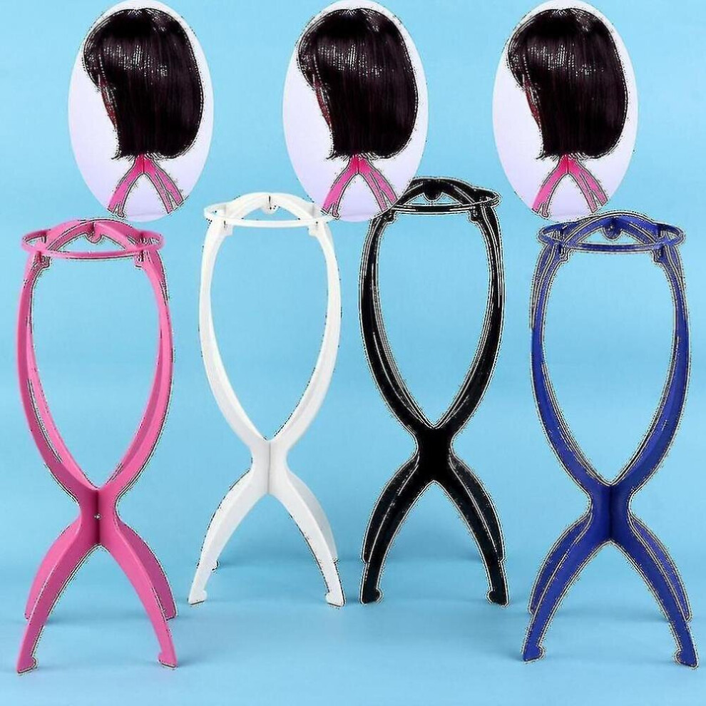 Hkhbjs Folding Plastic Stable Durable Wig Hair Hat Cap Holder Stand Display Tool