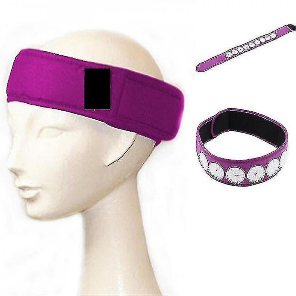 Hkhbjs Acupressure Massage Headband Head Acupressure Wraps Belt Portable Headband Relieve Head Stress