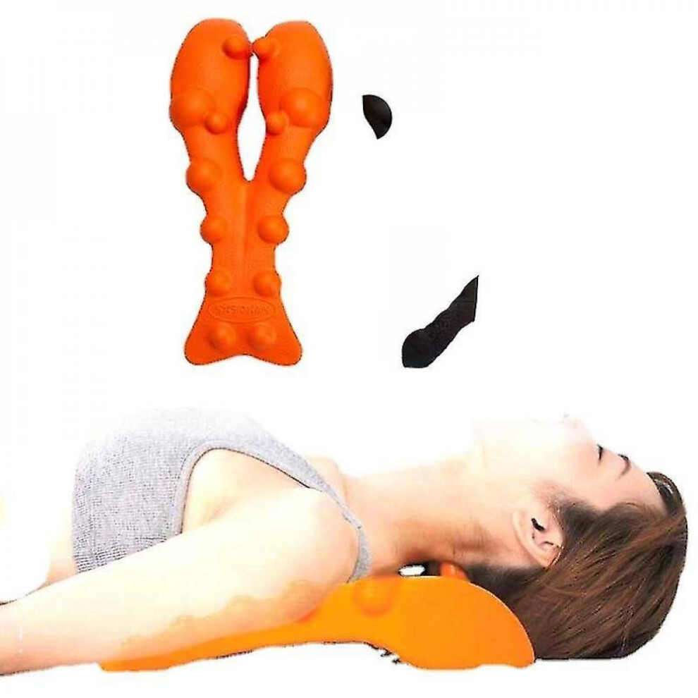 Hkhbjs Back Stretcher Vertebrae Lumbar Traction Back Massager