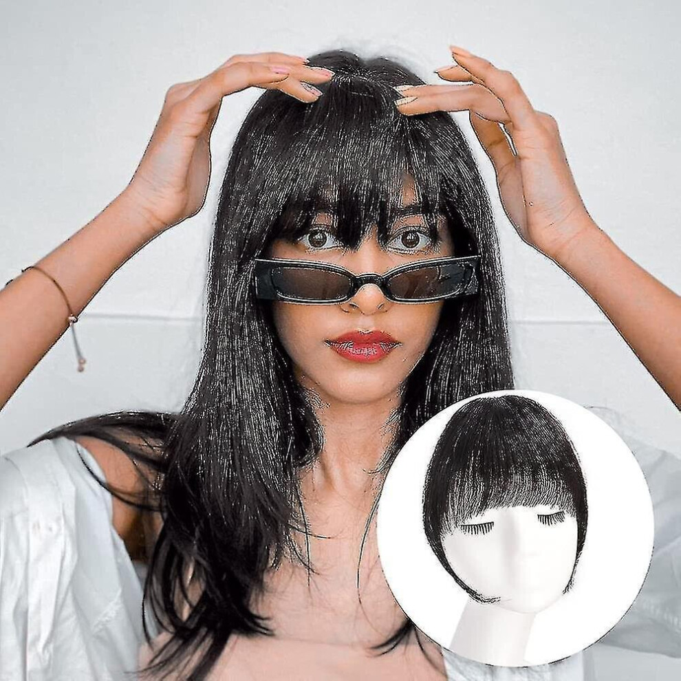 Hkhbjs Unisex Not,Specified Gongxiu Su Exquisite Bangs Hair Clip In Bangs Real Human Hair Wispy Bangs Fringe