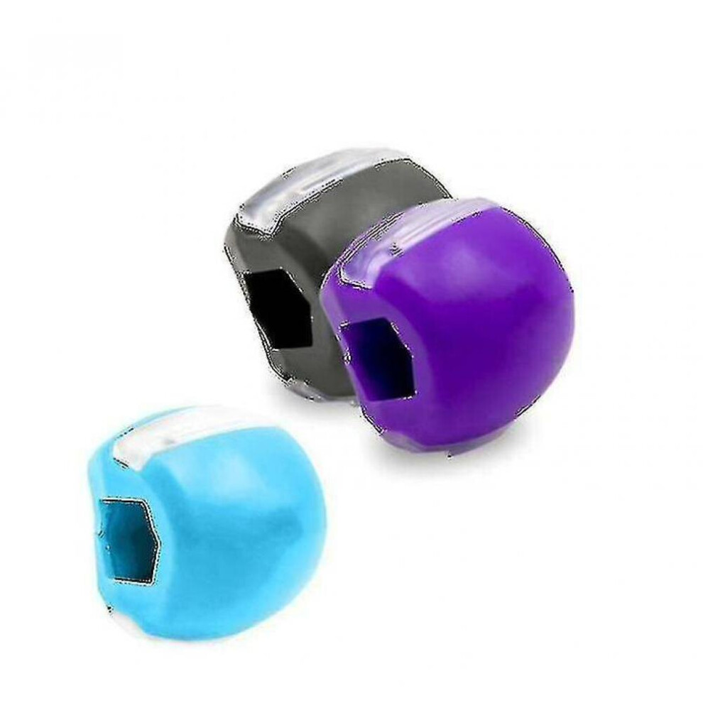 3-pack Silicone Masseter Chewing Balls Facial Muscles Jaw And Neck