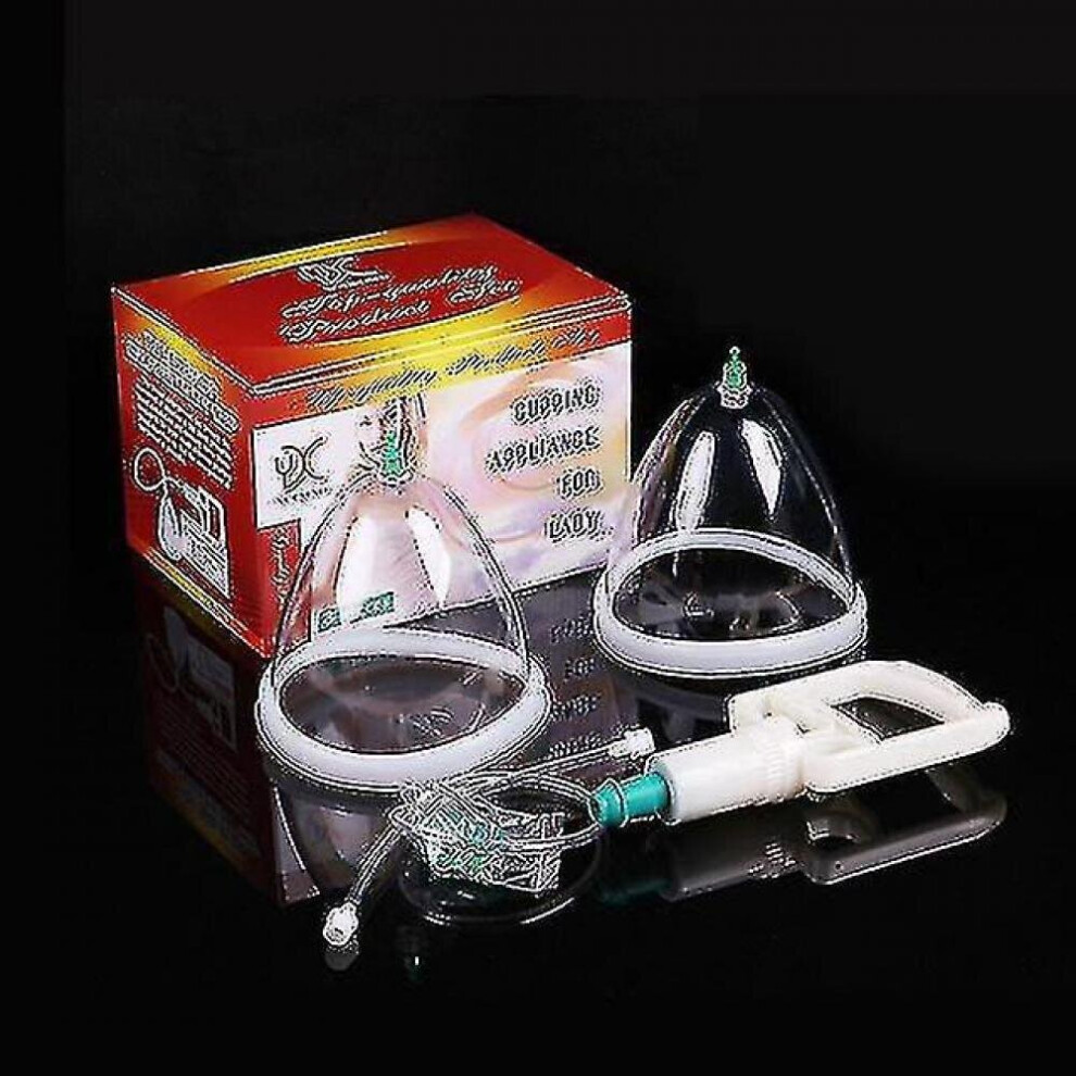 Hkhbjs 123Mm Big Vacuum Cupping For Women Manual Breast Enlargement Massage Jar Nipple Sucker Chest Cupping