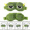 3D Sad Frog Sleep Mask For Rest - Blindfold Eye Cover Patch For Sleeping 4