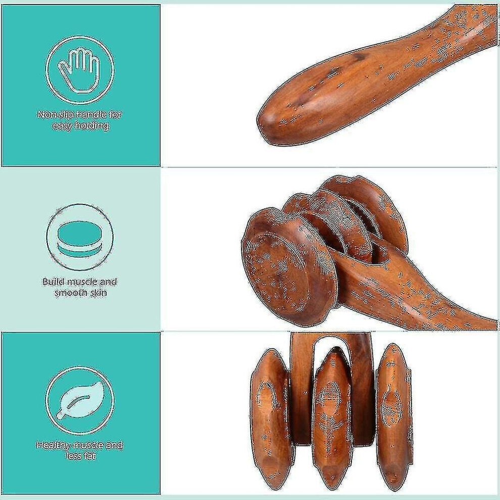 Hkhbjs Wood Health Guasha Board Useful Body Scraping Board Sandalwood Guasha Massager